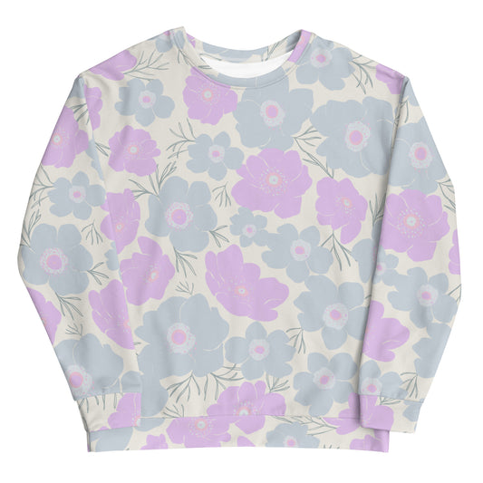 Pastel Floral - Sustainably Made Sweatshirt