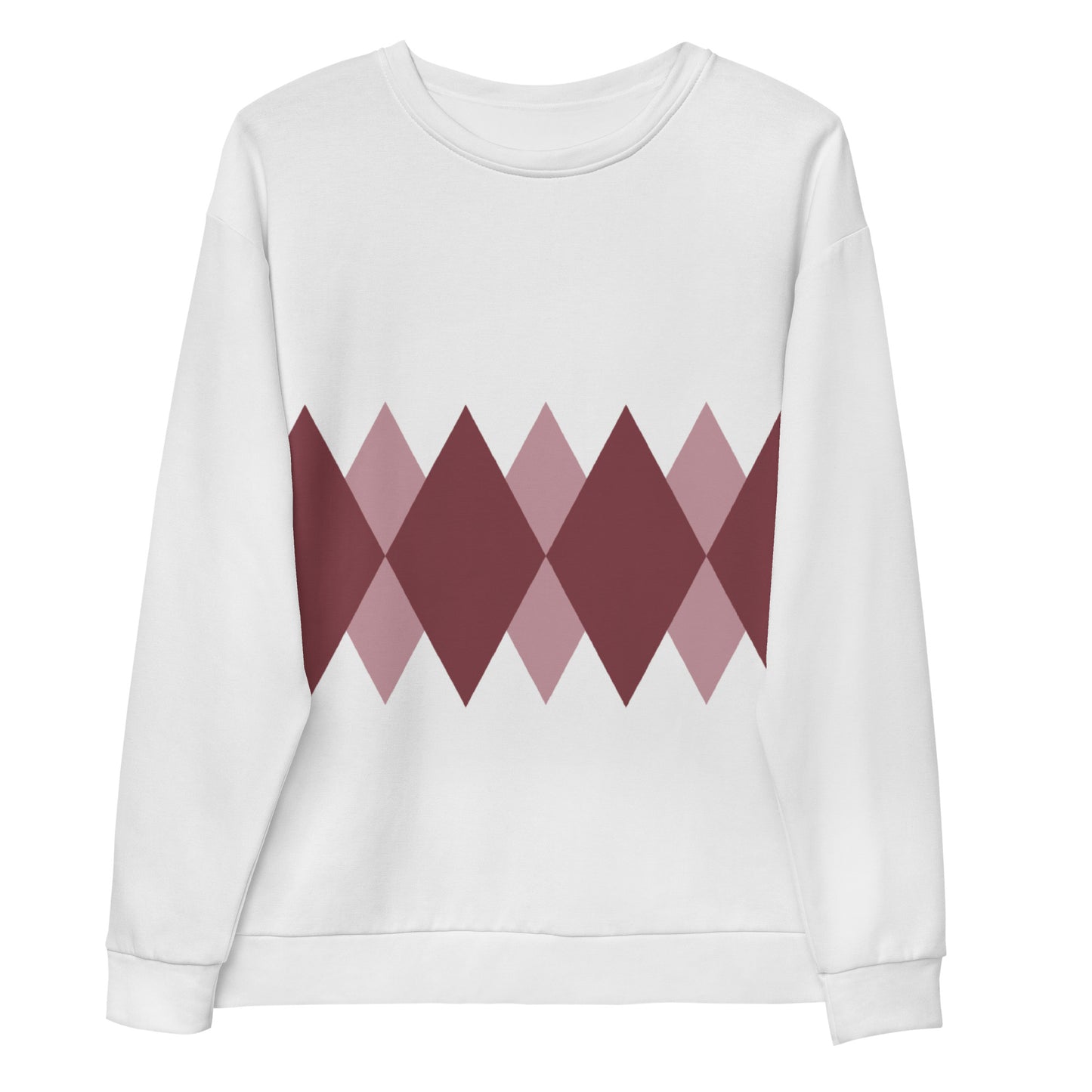 Maroon Diamond - Sustainably Made Sweatshirt