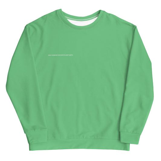 Emerald Climate Change Global Warming Statement - Sustainably Made Sweatshirt