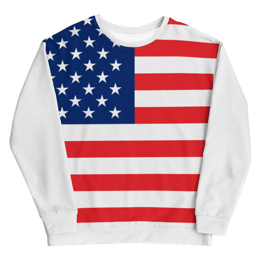 U.S.A Flag - Sustainably Made Sweatshirt