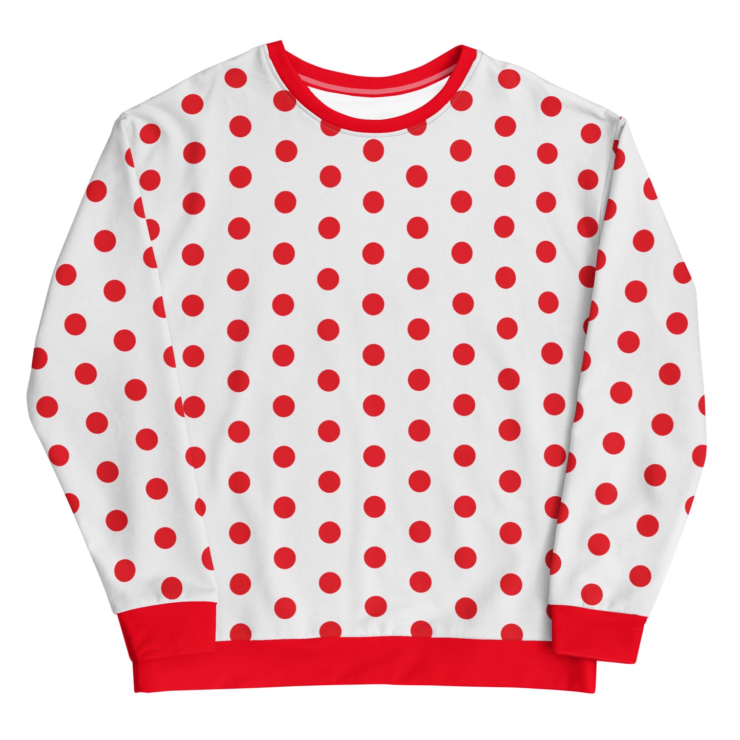 Red Polkadot - Inspired By Harry Styles - Sustainably Made Sweatshirt