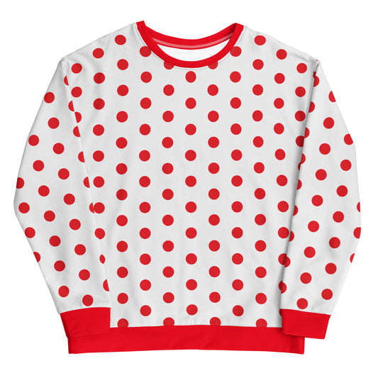 Red Polkadot - Inspired By Harry Styles - Sustainably Made Sweatshirt