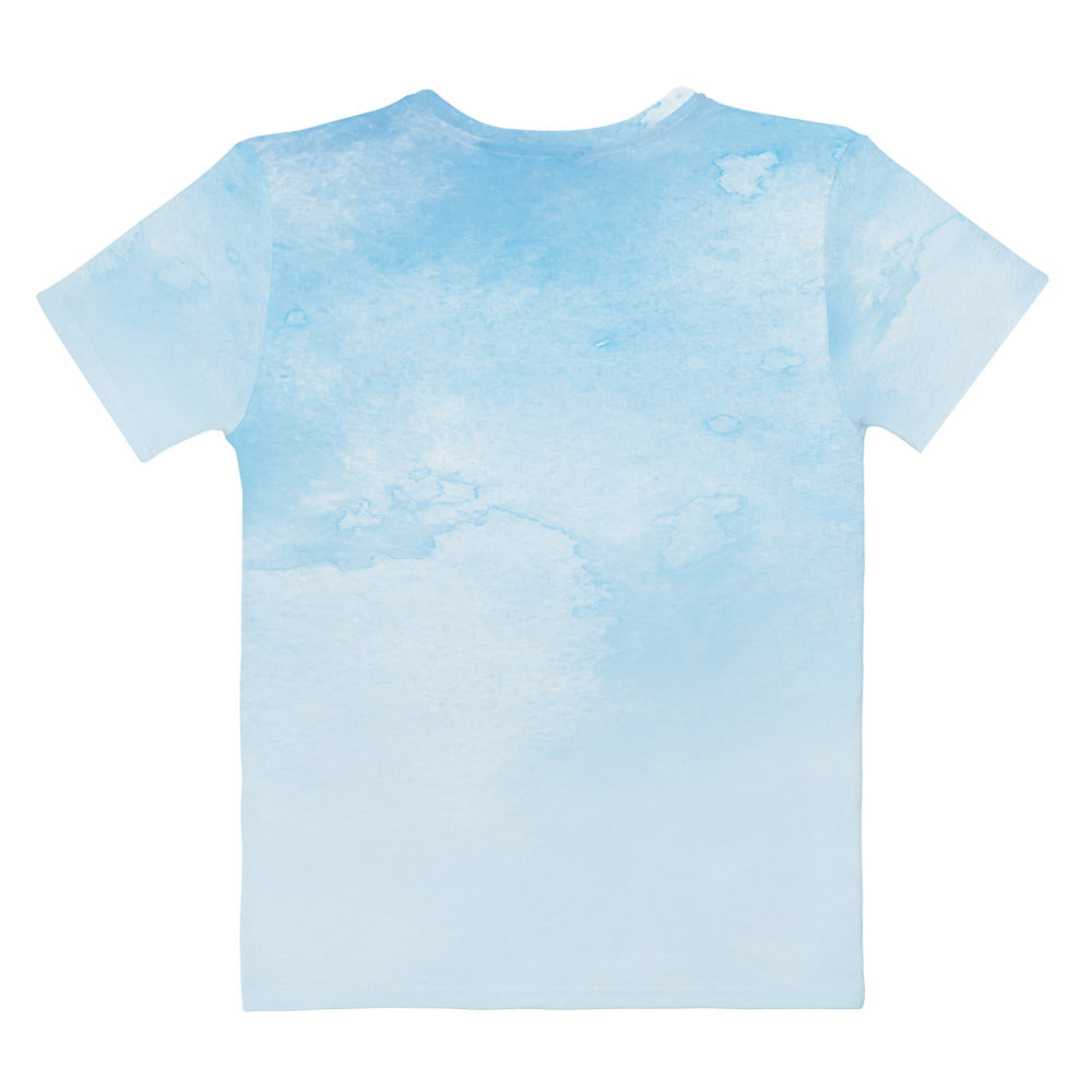 Water Color Abstract 2 - Sustainably Made Women’s Short Sleeve Tee