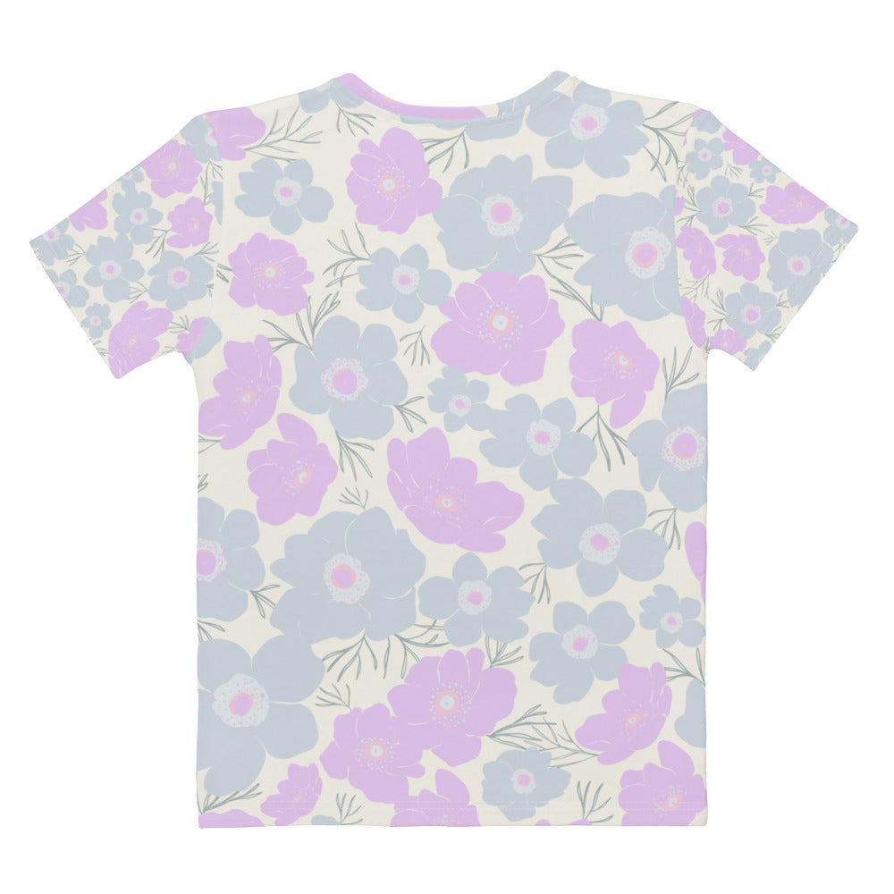 Pastel Floral - Sustainably Made Women’s Short Sleeve Tee