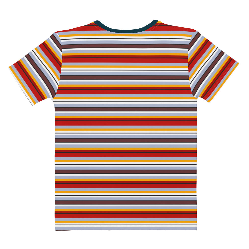 Multi Colored Lines - Inspired By Taylor Swift - Sustainably Made Women’s Short Sleeve Tee