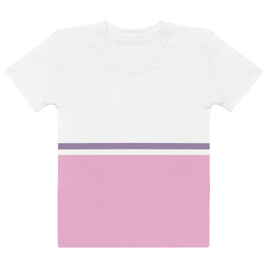 Clean Purple & Pink - Sustainably Made Women’s Short Sleeve Tee