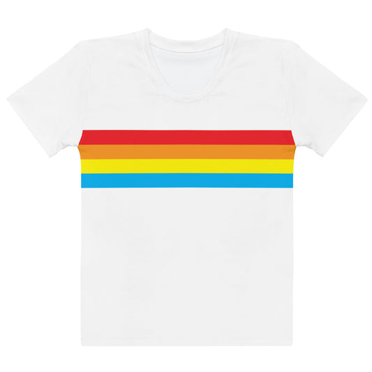 Retro Colors - Sustainably Made Women’s Short Sleeve Tee