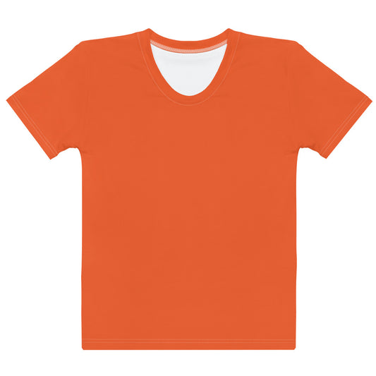 Vibrant Orange - Sustainably Made Women’s Short Sleeve Tee