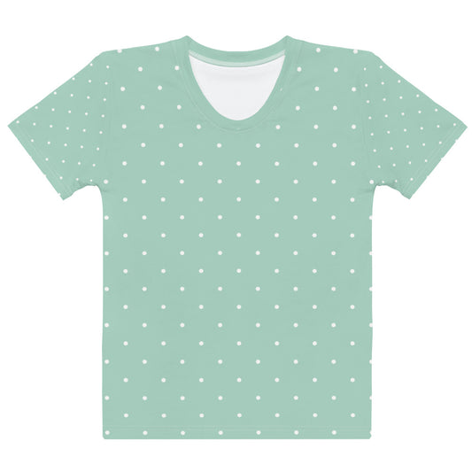 Soft Green Dots - Sustainably Made Women’s Short Sleeve Tee
