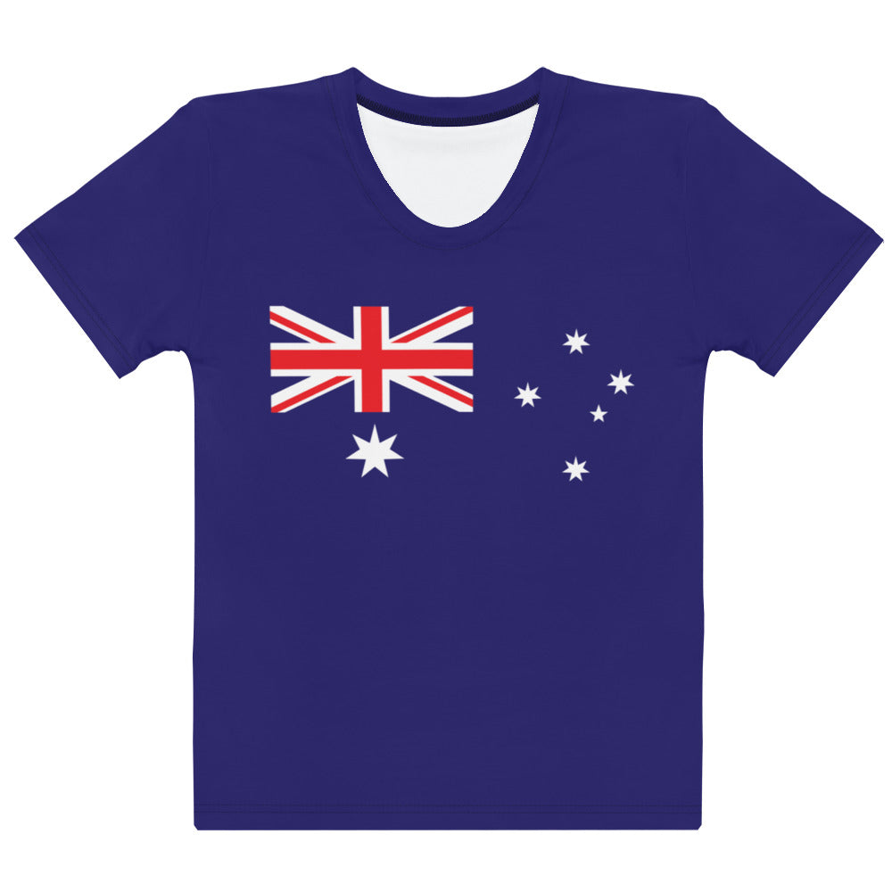 Australia Flag - Sustainably Made Women’s Short Sleeve Tee