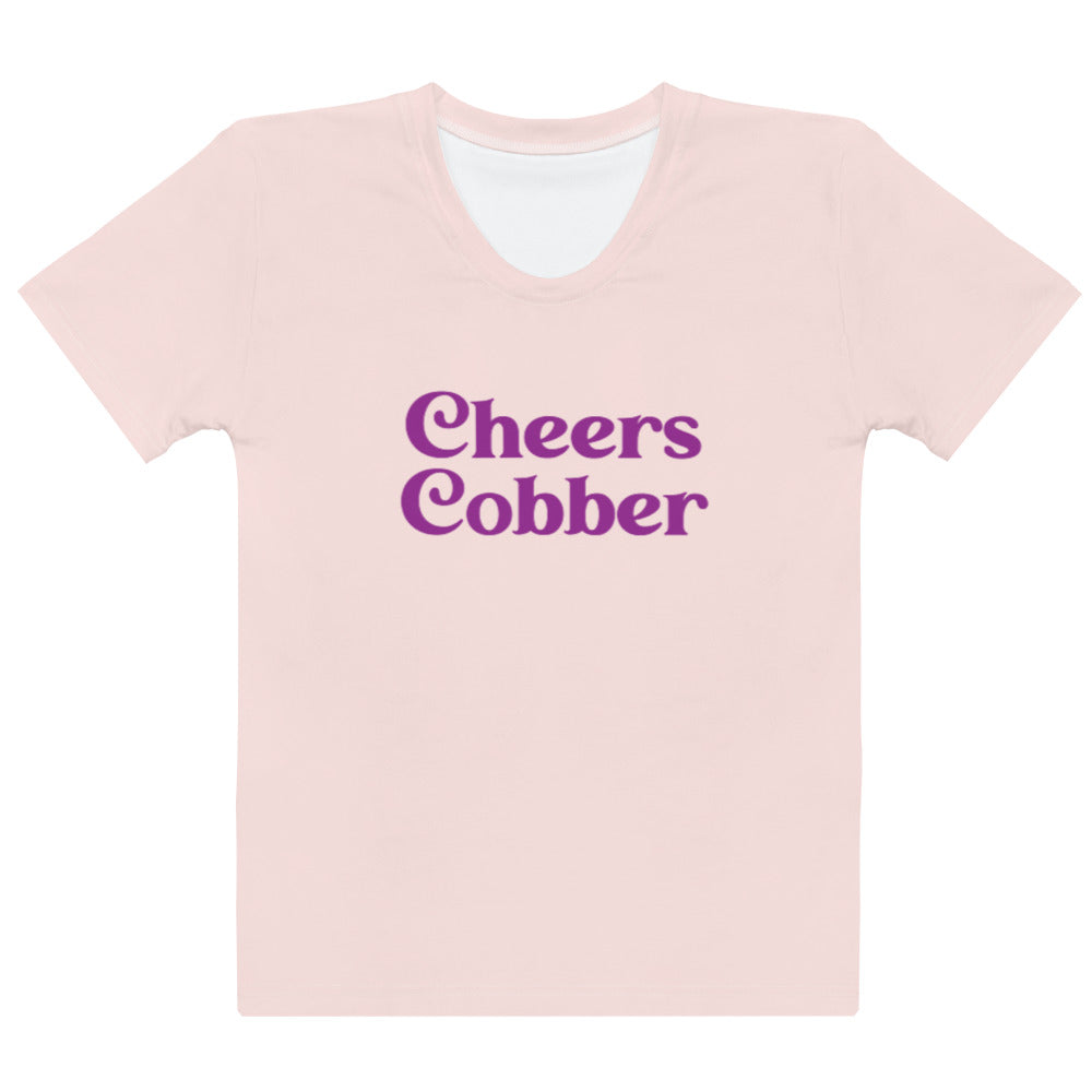 Cheers Cobber - Sustainably Made Women's Short Sleeve Tee