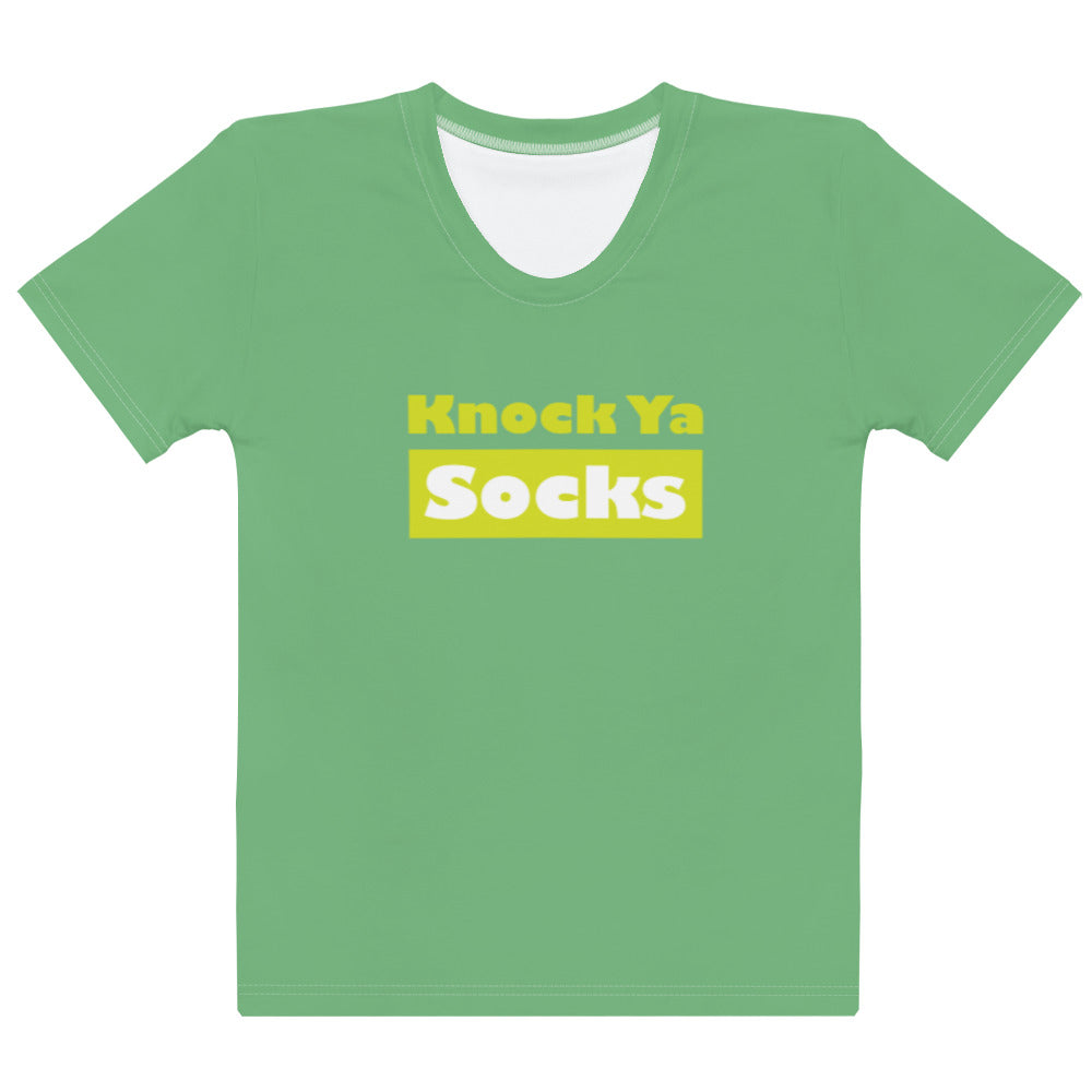 Knock Ya Socks - Sustainably Made Women's Short Sleeve Tee