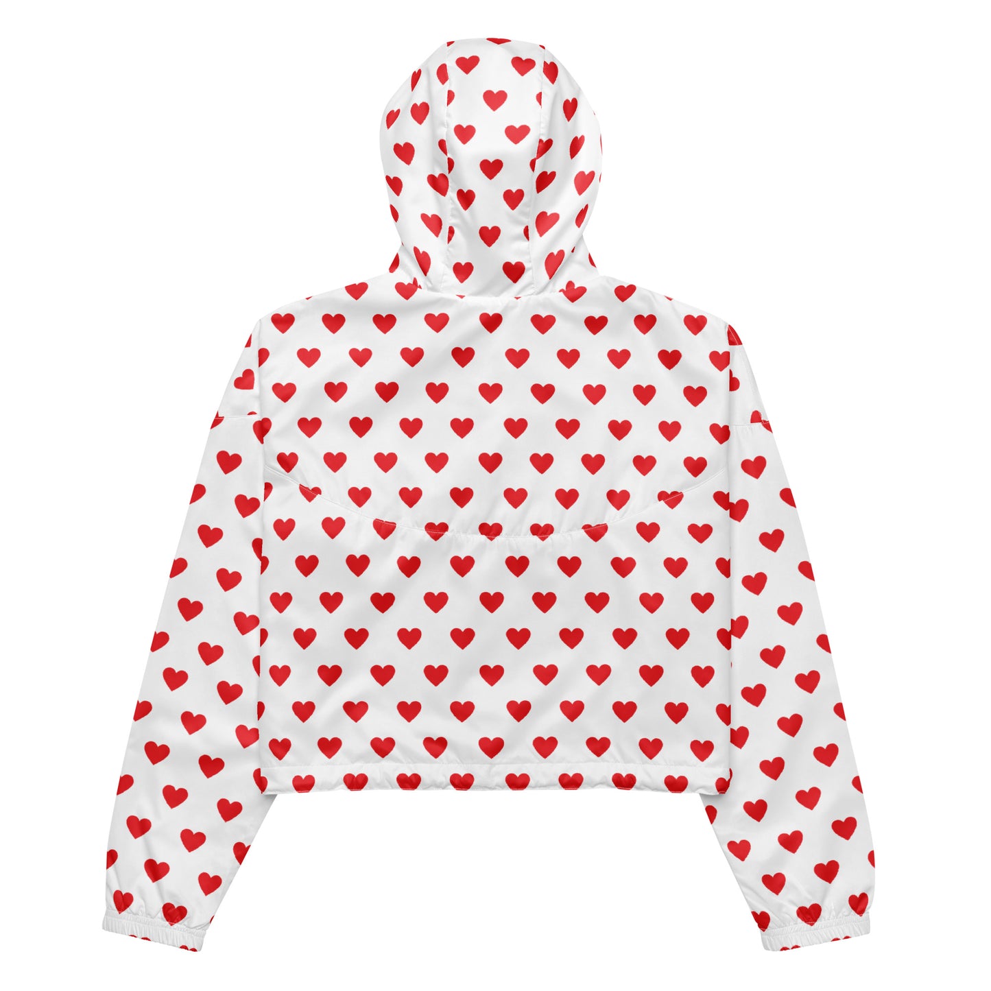 Heart Tile - Inspired By Harry Styles - Sustainably Made Women’s cropped windbreaker