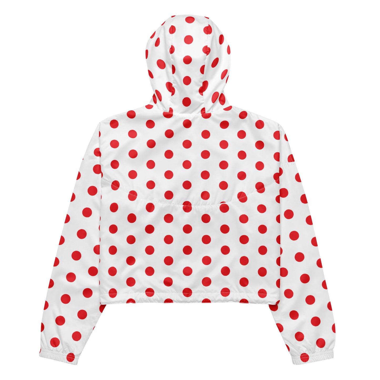 Red Polkadot - Inspired By Harry Styles - Sustainably Made Women’s cropped windbreaker