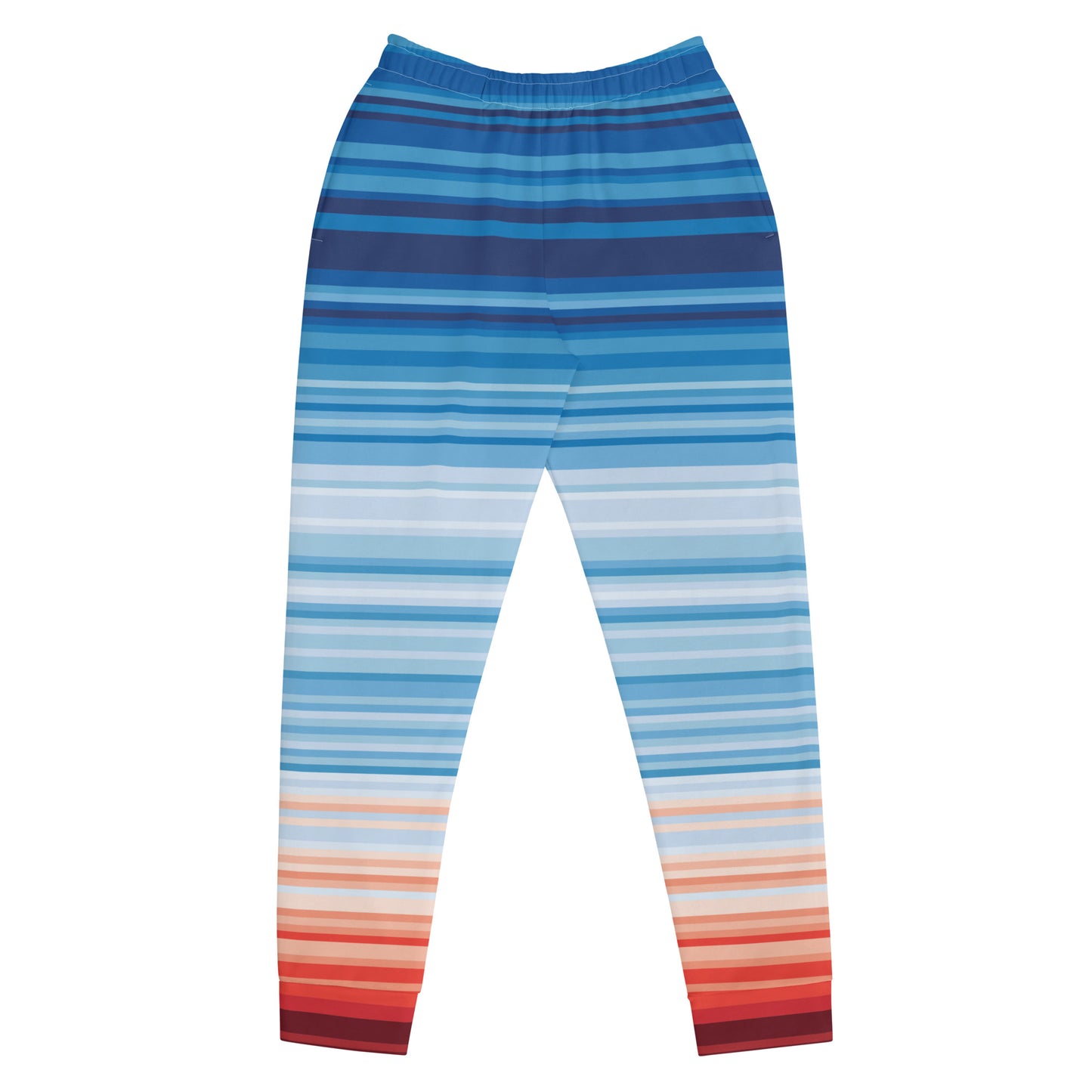 Climate Change Global Warming Stripes - Sustainably Made Women's Joggers