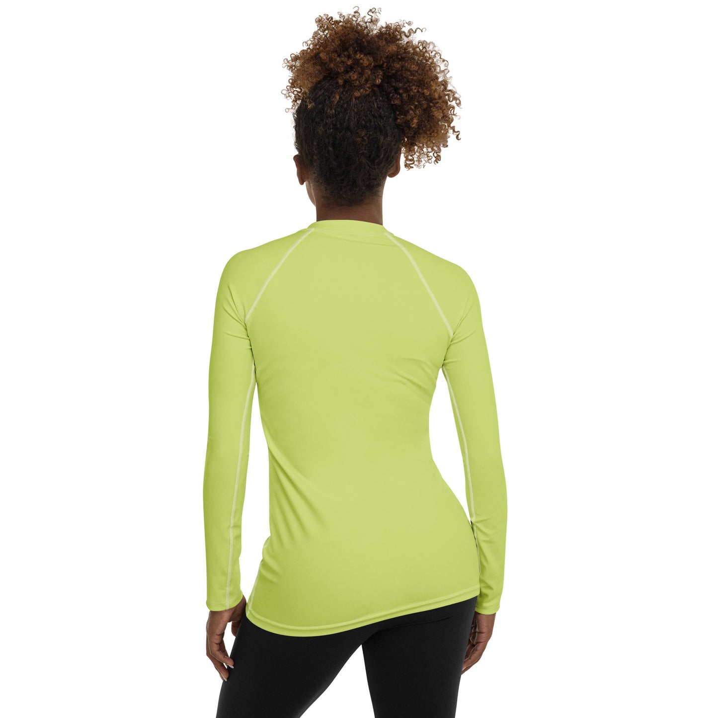Lime Climate Change Global Warming Statement - Sustainably Made Women's Long Sleeve Tee