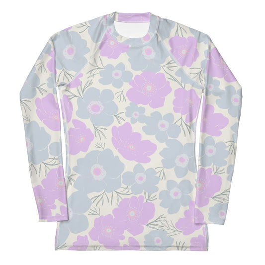 Pastel Floral - Sustainably Made Long Sleeve Tee