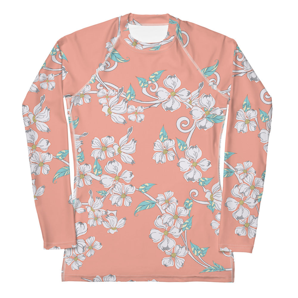 Pink Floral - Sustainably Made Long Sleeve Tee