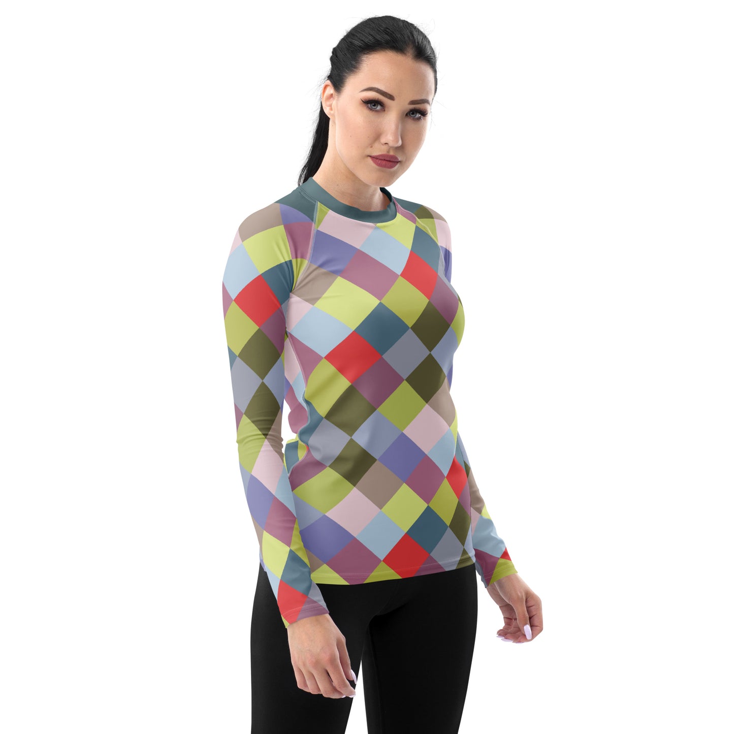 Colorful - Inspired By Harry Styles - Sustainably Made Women's Rash Guard