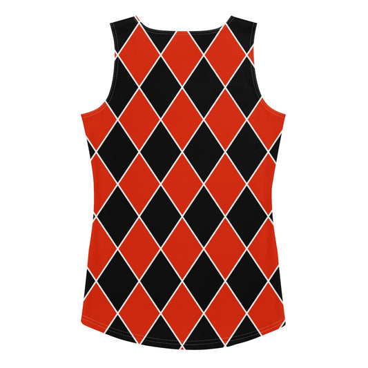 Red Diamond - Inspired By Harry Styles - Sustainably Made Tank Top