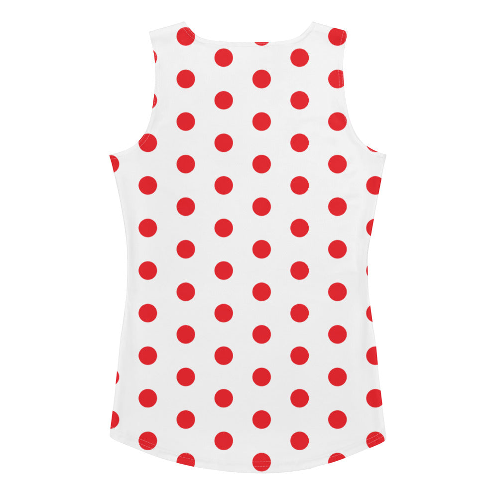 Red Polkadot - Inspired By Harry Styles - Sustainably Made Tank Top
