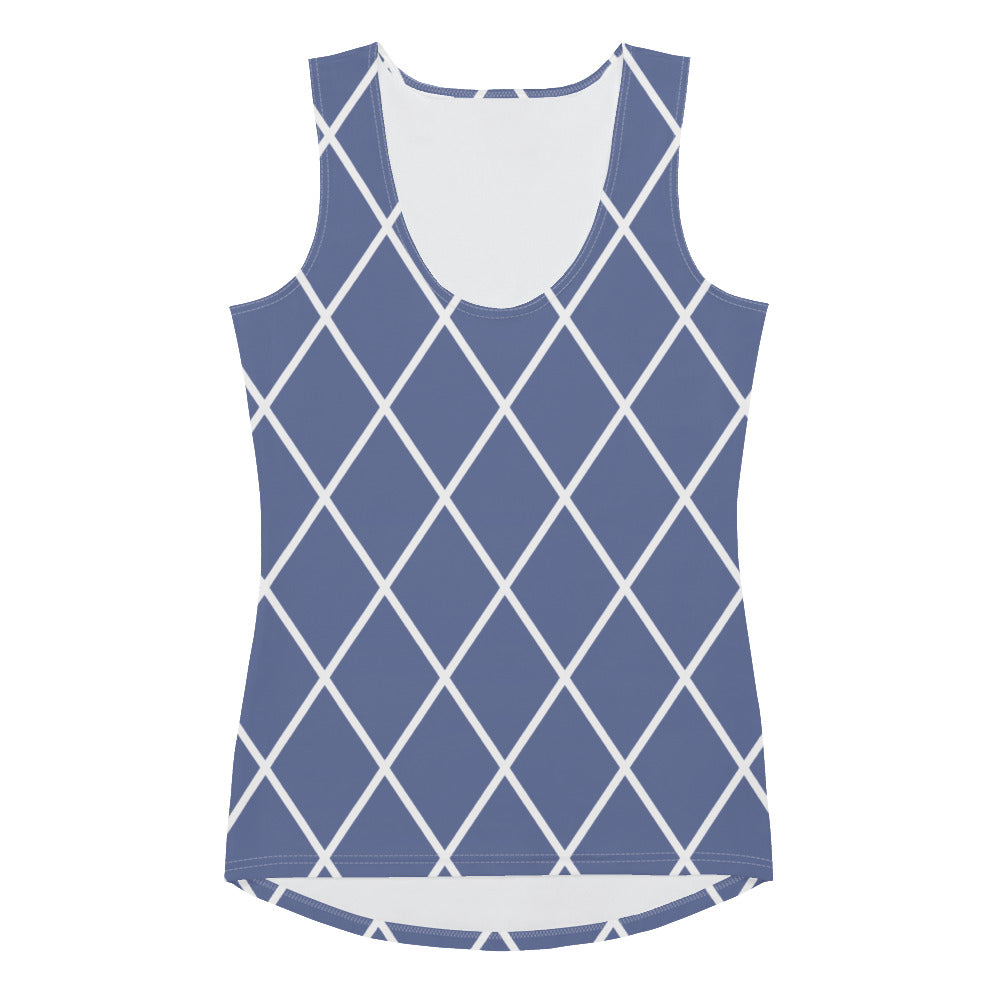 Vintage Blue Purple - Inspired By Harry Styles - Sustainably Made Tank Top