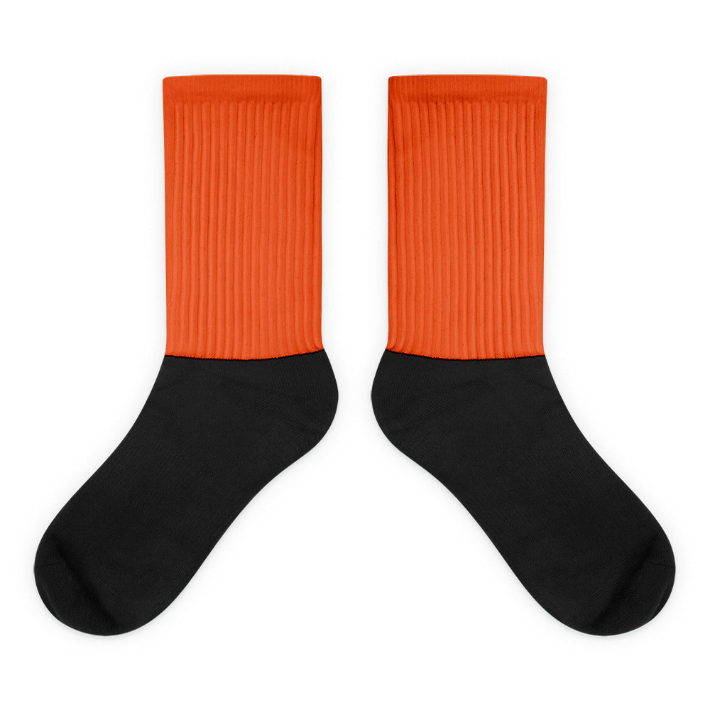 Vibrant Orange - Sustainably Made Socks