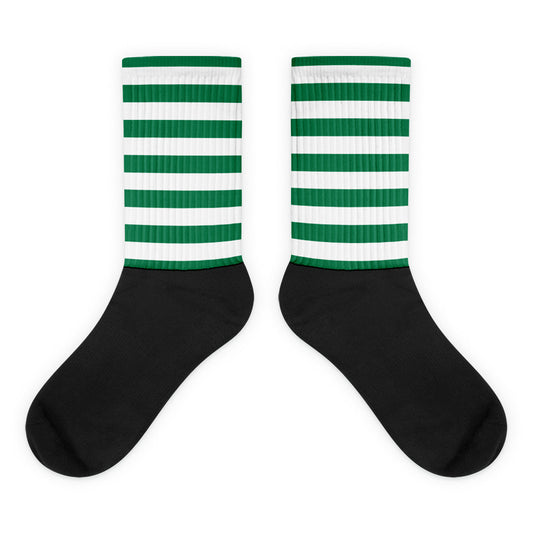 Green Stripes - Sustainably Made Socks