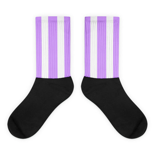 White Purple - Sustainably Made Socks