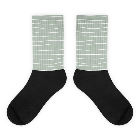 Hand Drawn Lines - Sustainably Made Socks