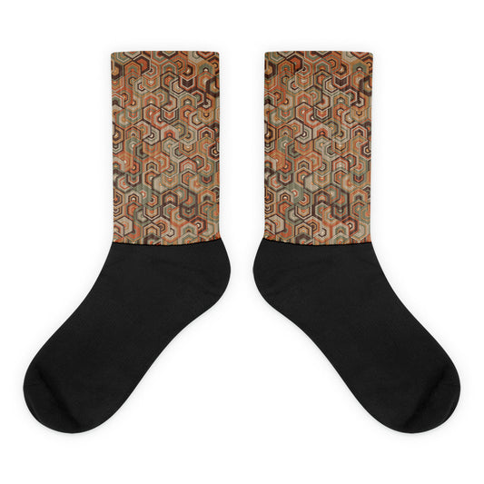 Hexagonal Retro - Sustainably Made Socks