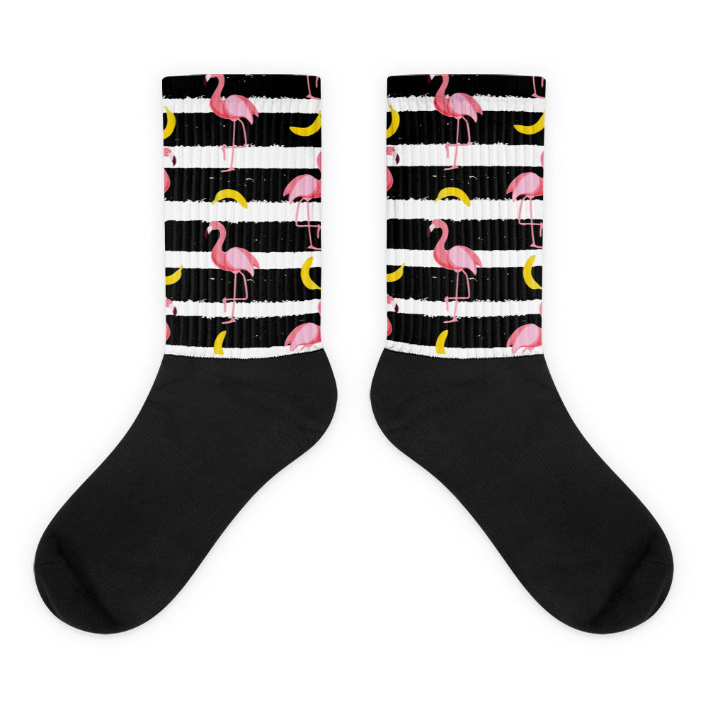 Banana Flamingo - Sustainably Made Socks
