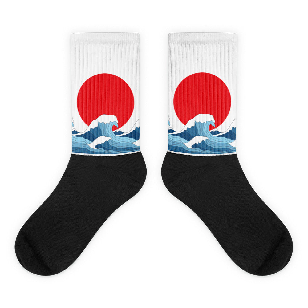 Japanese Wave - Sustainably Made Socks