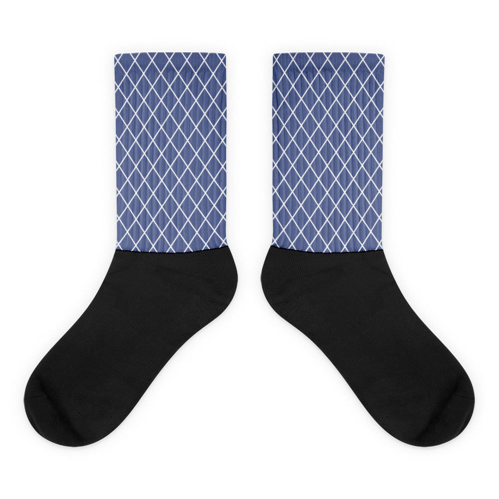 Vintage Blue Purple - Inspired By Harry Styles - Sustainably Made Socks