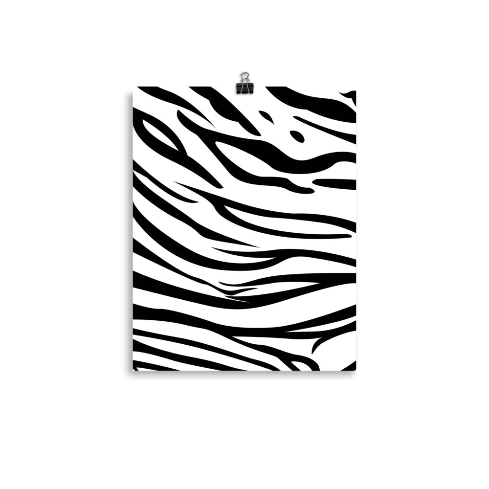 Snow Tiger - Sustainably Made Wall Poster