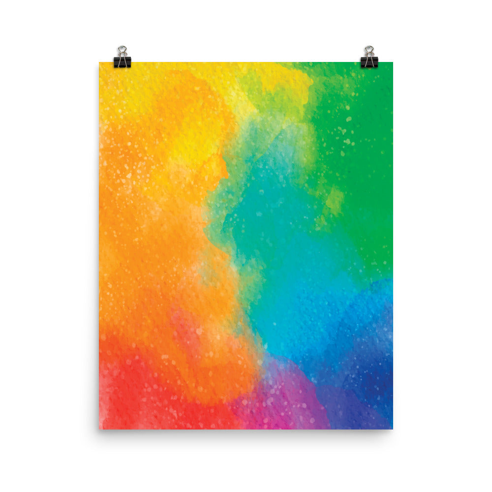 Watercolor - Sustainably Made Wall Poster