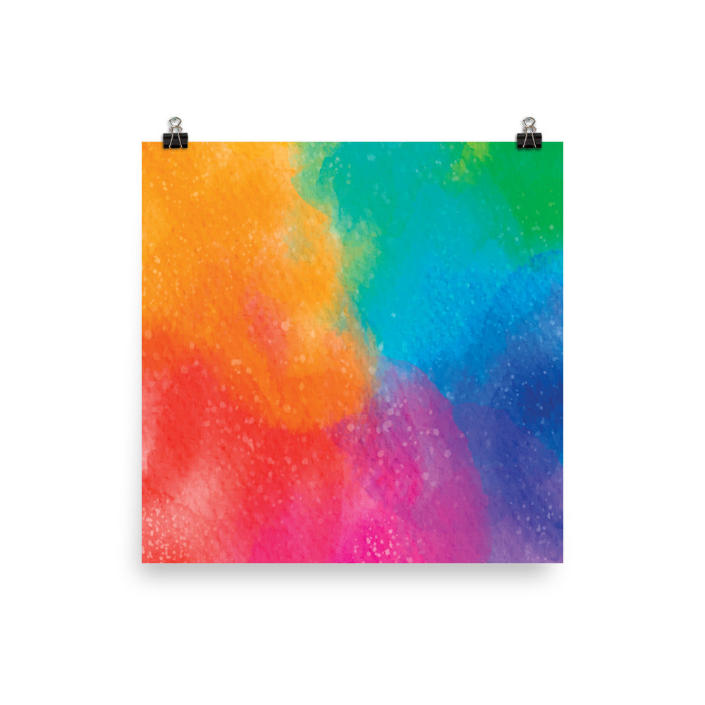 Watercolor - Sustainably Made Wall Poster