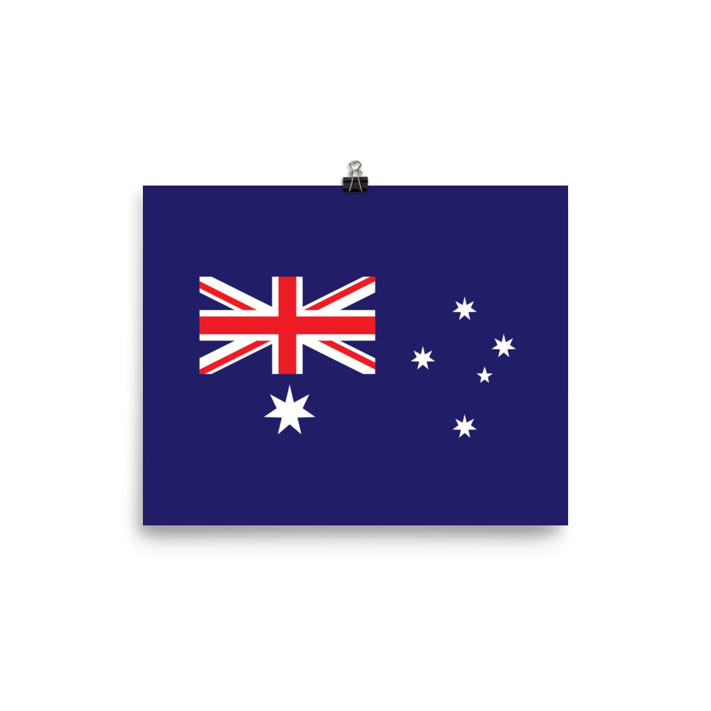 Australia Flag - Sustainably Made Wall Poster