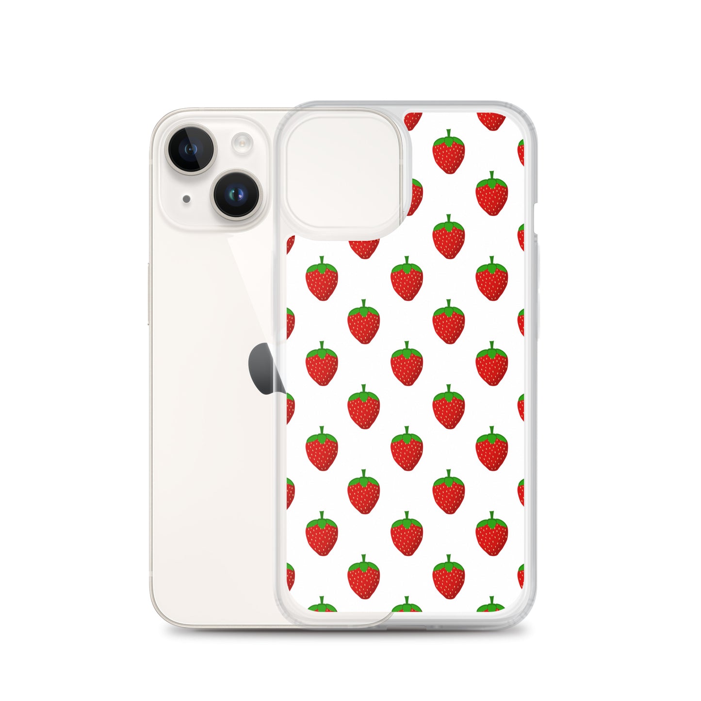 Strawberry Party - Inspired By Harry Styles - Sustainably Made Clear Case for iPhone®