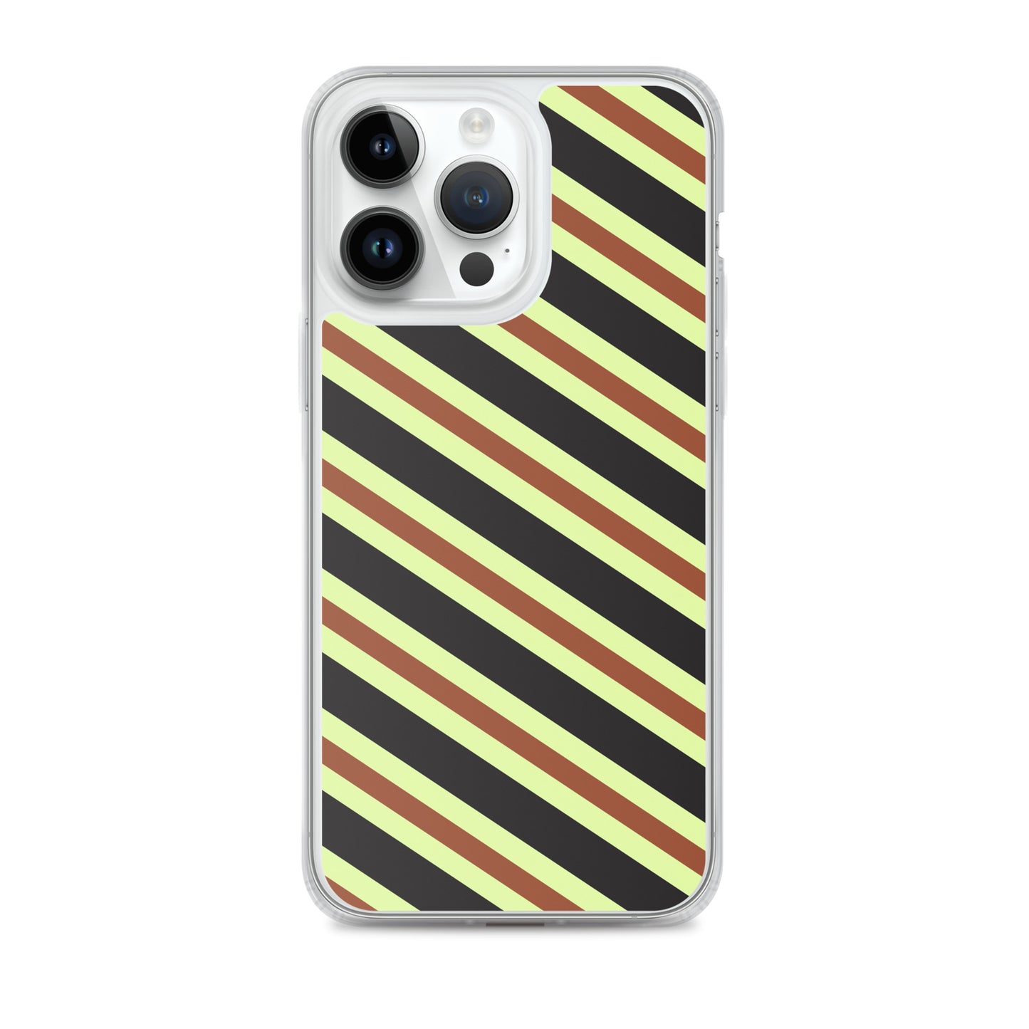 Retro Stripes - Inspired By Harry Styles - Sustainably Made Clear Case for iPhone®