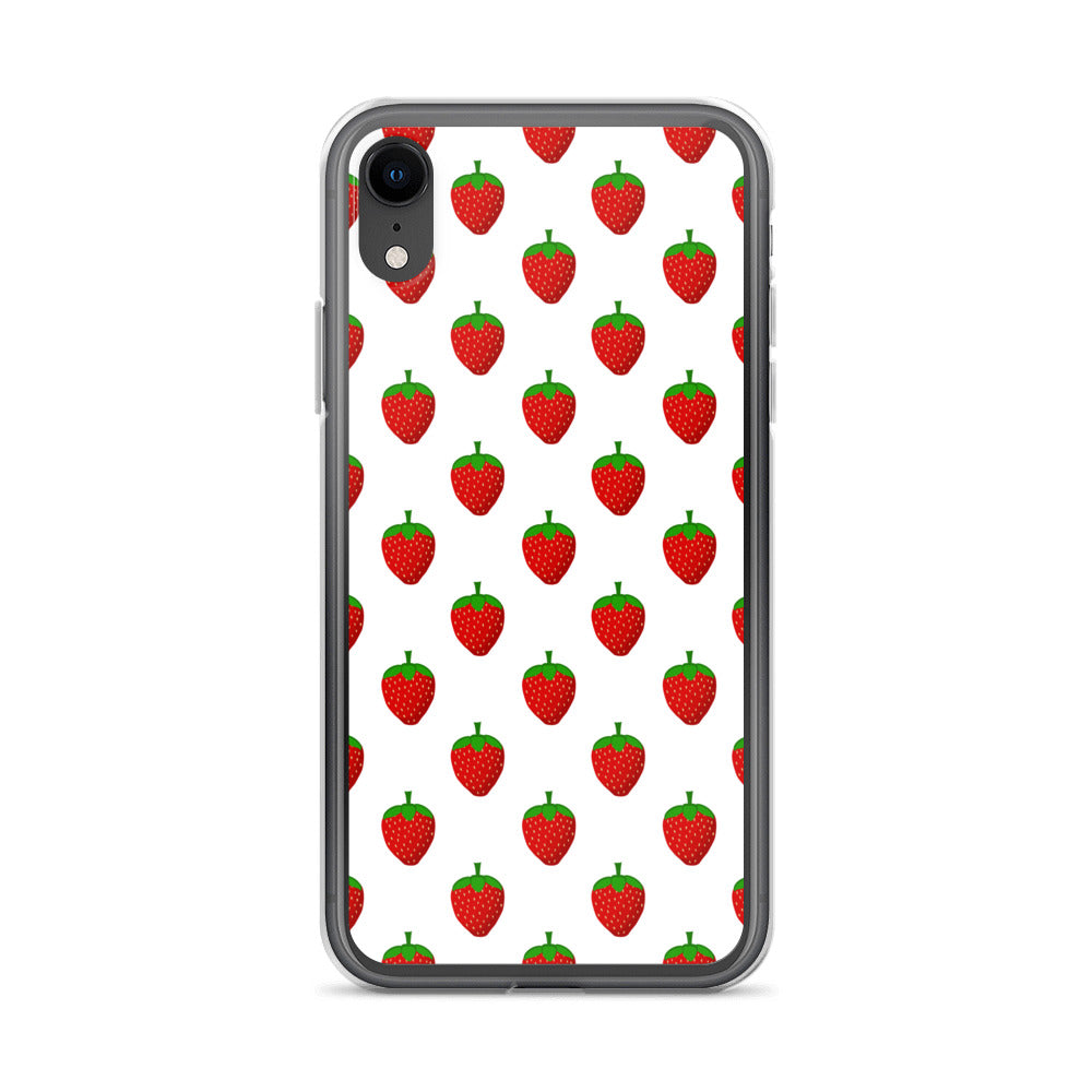 Strawberry Party - Inspired By Harry Styles - Sustainably Made Clear Case for iPhone®