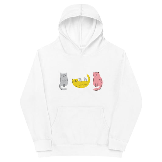 Cats - Sustainably Made Kids Hoodie