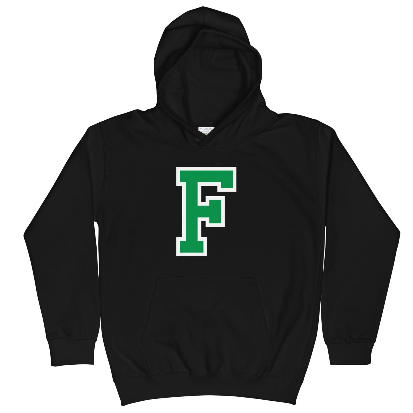 F - Sustainably Made Kids Hoodie