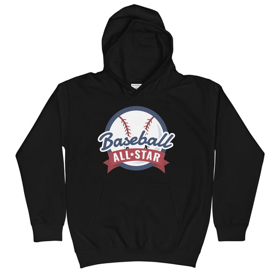 Baseball All Star - Sustainably Made Kids Hoodie