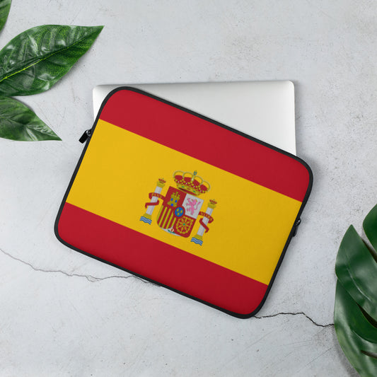 Spain Flag - Sustainably Made Laptop Sleeve