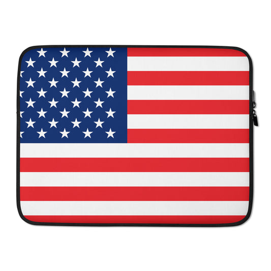 U.S.A Flag - Sustainably Made Laptop Sleeve