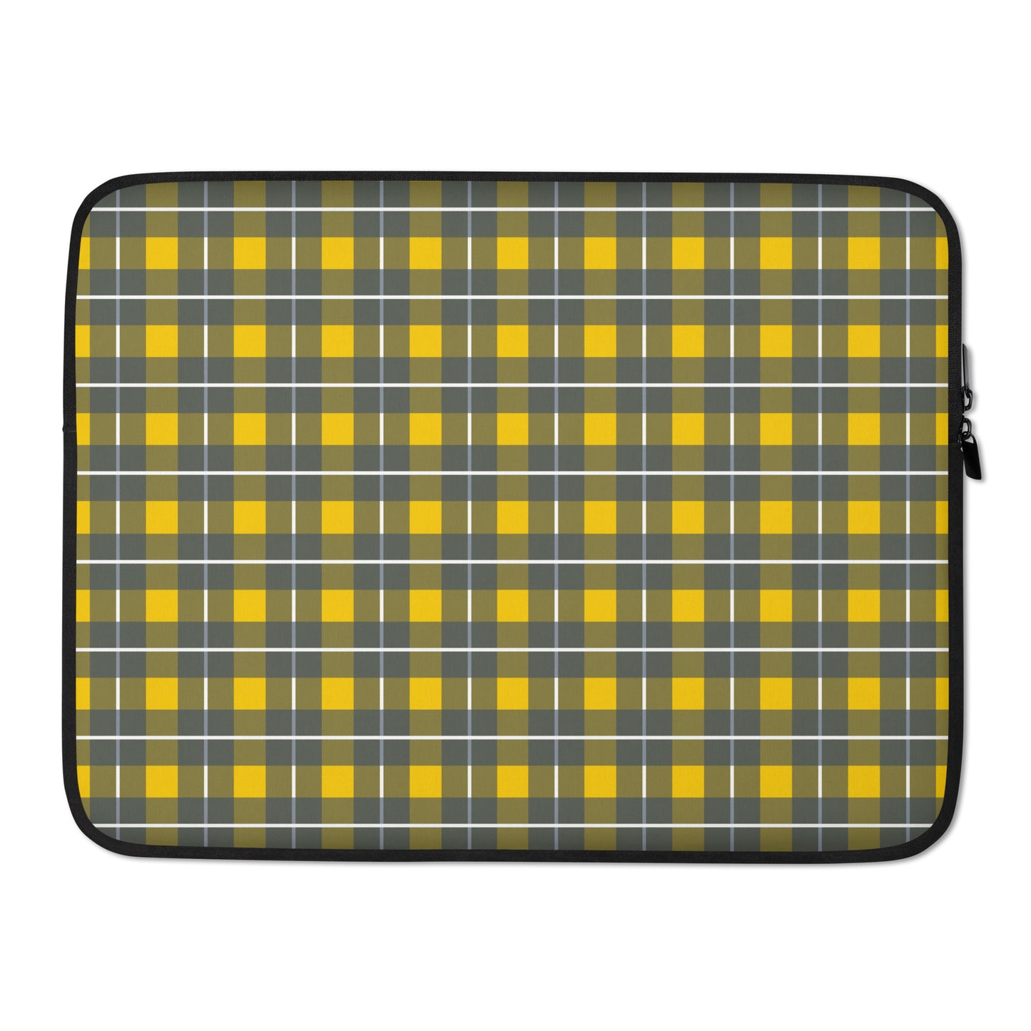 Yellow Tartan - Inspired By Harry Styles - Sustainably Made Laptop Sleeve