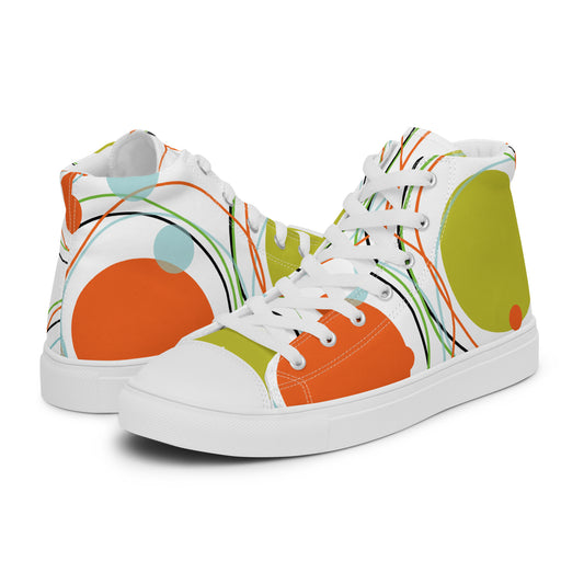 Orbit - Sustainably Made Men’s high top canvas shoes