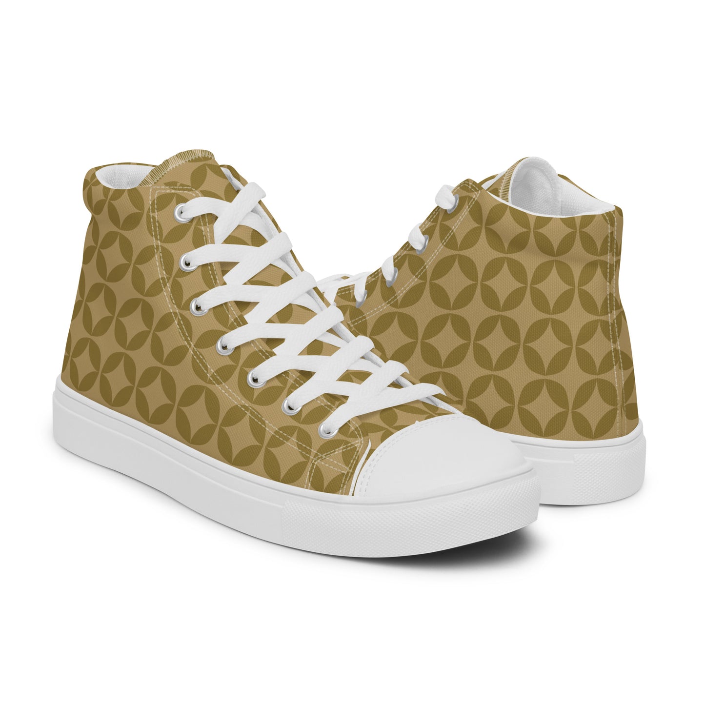Wempy Dyocta Koto Signature Luxury - Sustainably Made Men’s high top canvas shoes