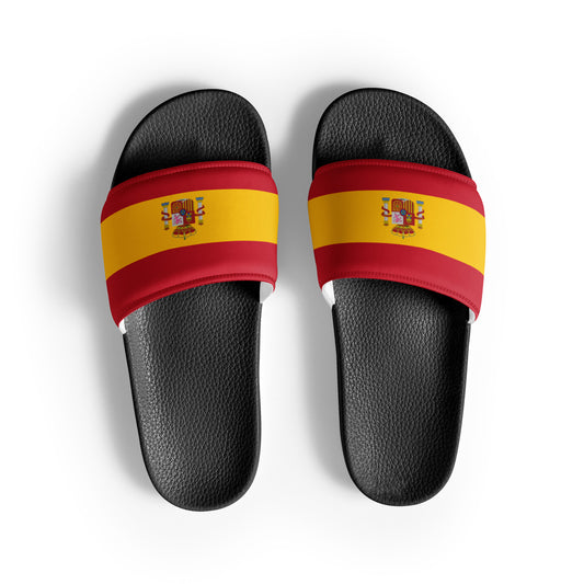 Spain Flag - Sustainably Made Men’s slides